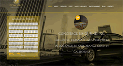 Desktop Screenshot of conciergelimo.com